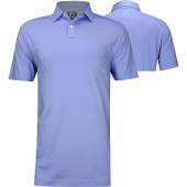 FootJoy ProDry Lisle Solid Self Collar Golf Shirts - Athletic Fit - FJ Tour Logo Available in Blue violet