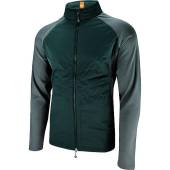 Peter Millar Merge Elite Hybrid Full-Zip Golf Jackets - ON SALE in Balsam green with grey accents