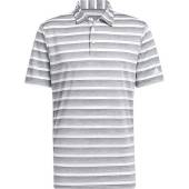 Adidas Two Color Stripe Golf Shirts in Grey three with white stripes