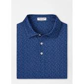 Peter Millar Take A Chance Performance Jersey Golf Shirts - ON SALE in Sport navy