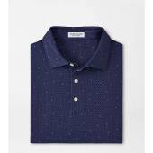 Peter Millar North Star Performance Jersey Golf Shirts in Navy