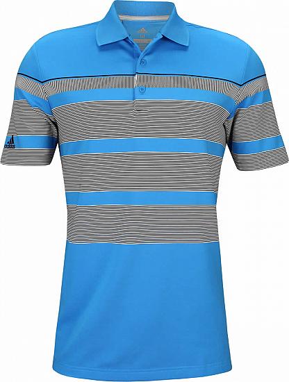 Adidas Ultimate Engineered Stripe Golf Shirts - ON SALE