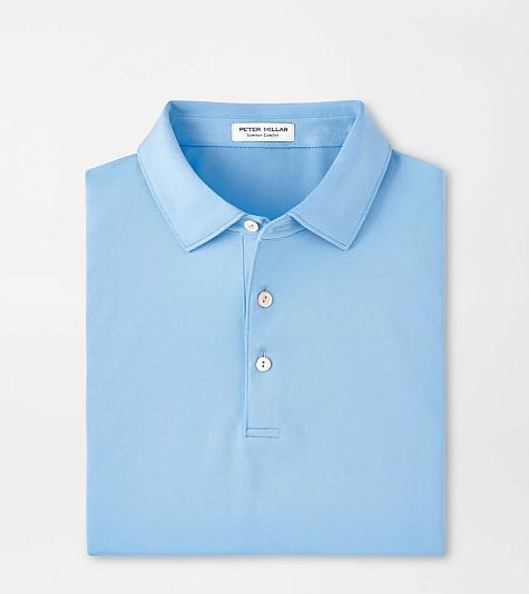 Peter Millar Solid Performance Knit Collar Golf Shirts - ON SALE