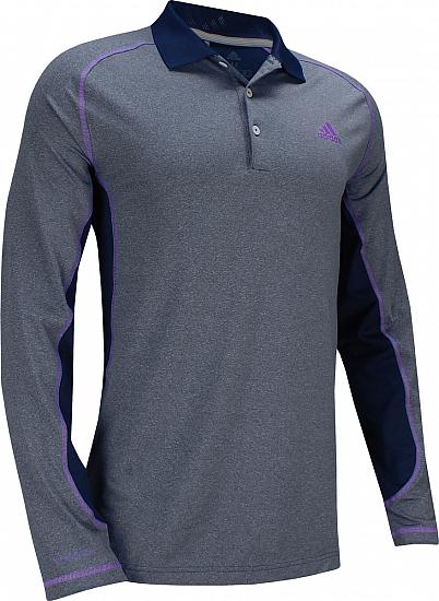 abajo diluido jaula Adidas ClimaCool Long Sleeve Golf Shirts - ON SALE