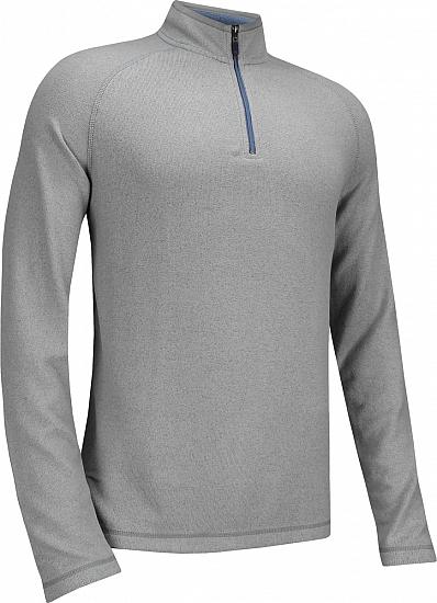 johnnie-o Stark Quarter-Zip Golf Pullovers - Quarry