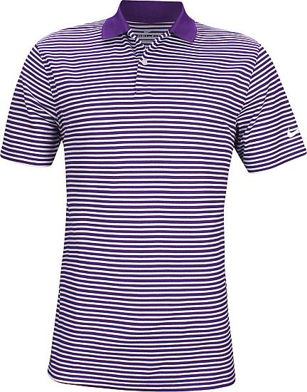 Nike Dri-FIT Victory Stripe Left Sleeve Logo Golf Shirts