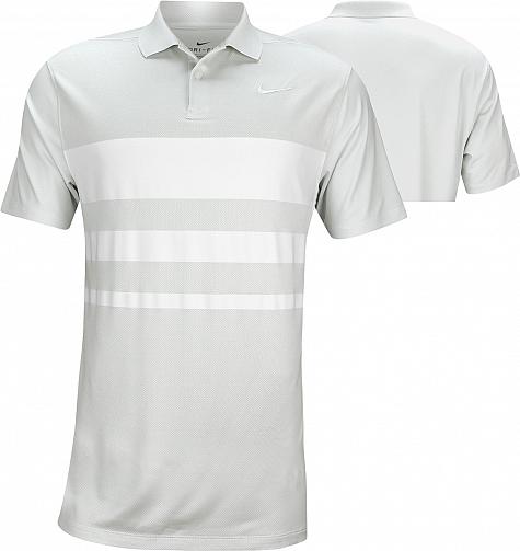 nike white golf polo