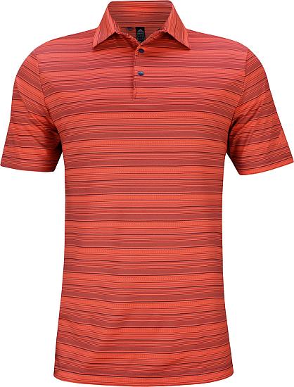 Adidas Heather Stripe Golf Shirts - ON SALE