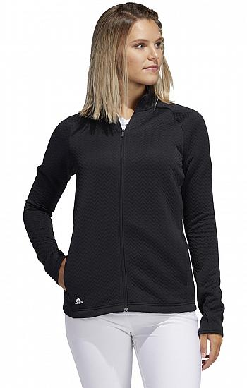 Adidas Women's Textured Full-Zip Golf Jackets - ON SALE