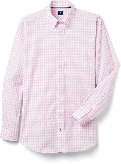 FootJoy Gingham Woven Performance Button-Downs - FJ Tour Logo Available - ON SALE