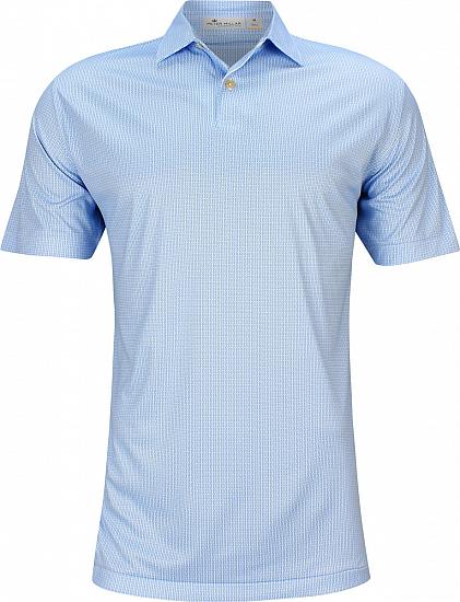 Peter Millar Featherweight Printed Geo Performance Golf Shirts