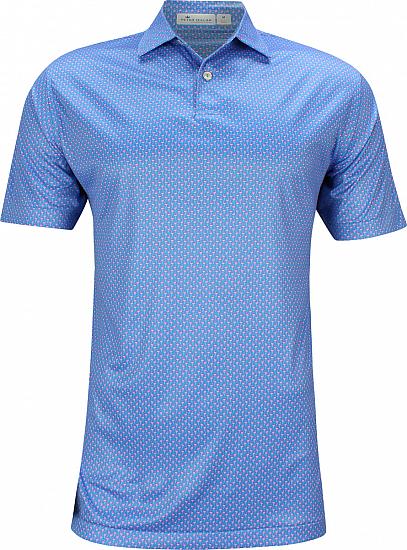 Peter Millar Featherweight Printed Flamingo Performance Golf Shirts