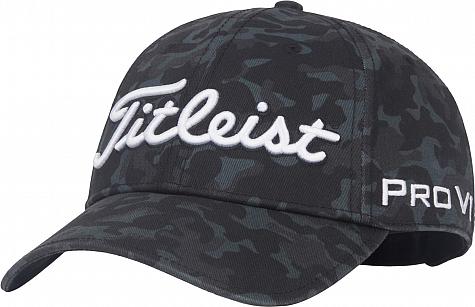 Titleist Tour Cotton Standard Curve Adjustable Golf Hats - Limited Edition Camo