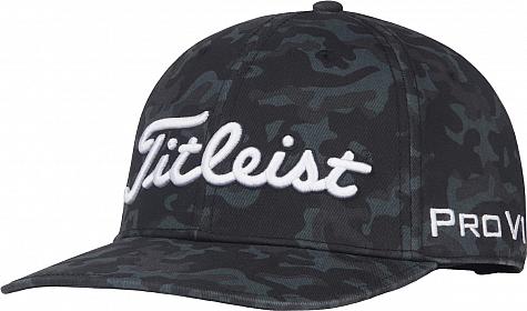 Titleist Tour Cotton Semi-Curve Adjustable Golf Hats - Limited Edition Camo