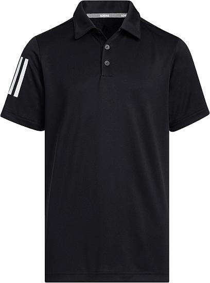 Adidas Three Stripe Junior Golf Shirts - ON SALE