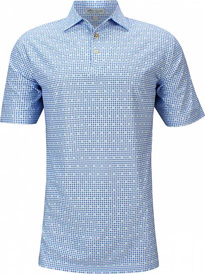 Peter Millar Printed Crown Performance Mesh Golf Shirts