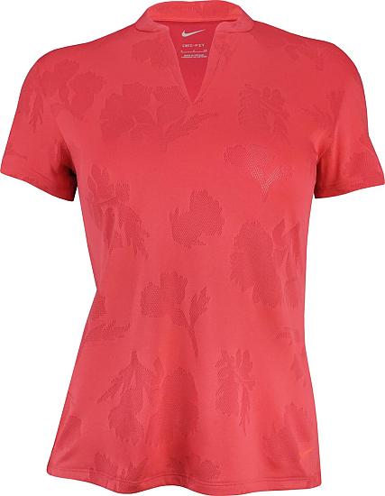 Nike Women's Dri-FIT Victory Floral Golf Shirts - Previous Season Style - ON SALE