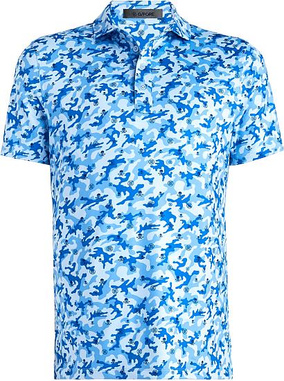 G/Fore Mapped Icon Camo Tech Jersey Golf Shirts