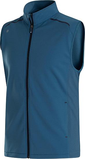 FootJoy ThermoSeries Fleece Back Full-Zip Golf Vests - FJ Tour Logo Available