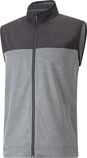 Puma Cloudspun Colorblock Full-Zip Golf Vests
