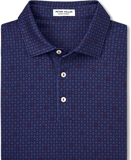 Peter Millar Skull In One Performance Jersey Golf Shirts - ON SALE