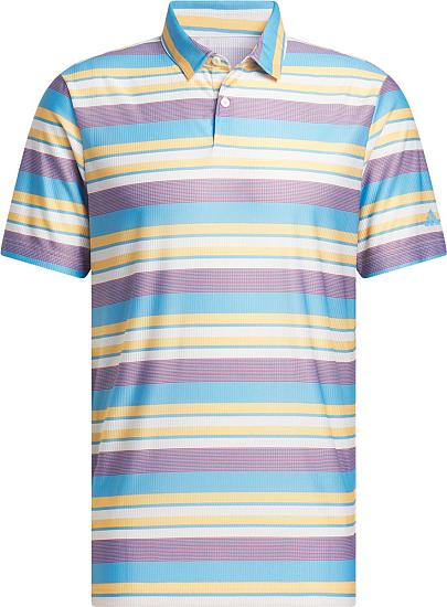 Adidas Ultimate 365 HEAT.RDY Stripe Golf Polos