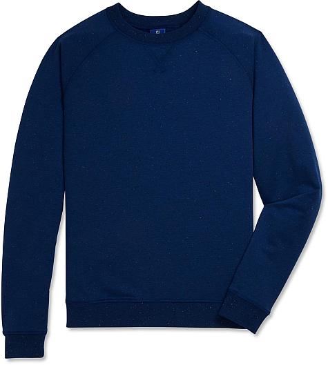 FootJoy Dri-Release French Terry Crewneck Golf Sweaters - FJ Tour Logo Available