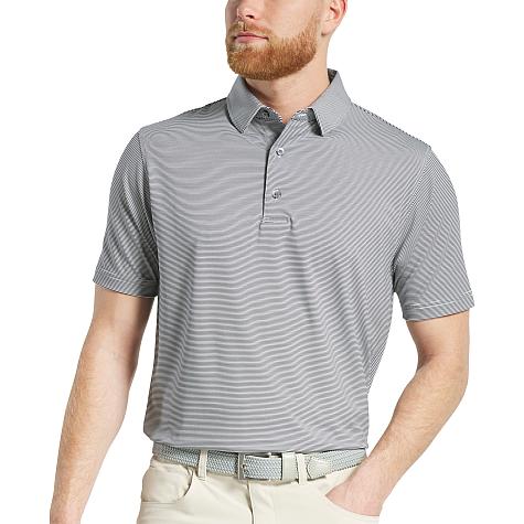 FootJoy ProDry Lisle MicroFeeder Stripe Golf Shirts - FJ Tour Logo Available