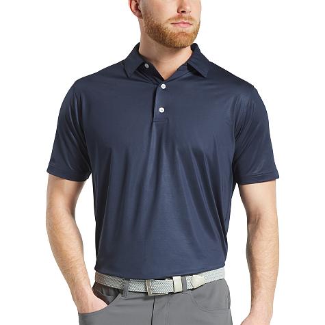 FootJoy ProDry Lisle Tonal Dot Print Golf Shirts - FJ Tour Logo Available