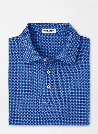 Peter Millar Cumberland Geo Performance Mesh Golf Shirts - ON SALE