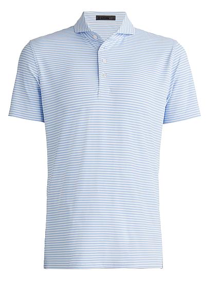 G/Fore Feeder Stripe Tech Pique Golf Shirts