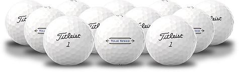 Titleist Tour Speed Golf Balls - Logo Overruns