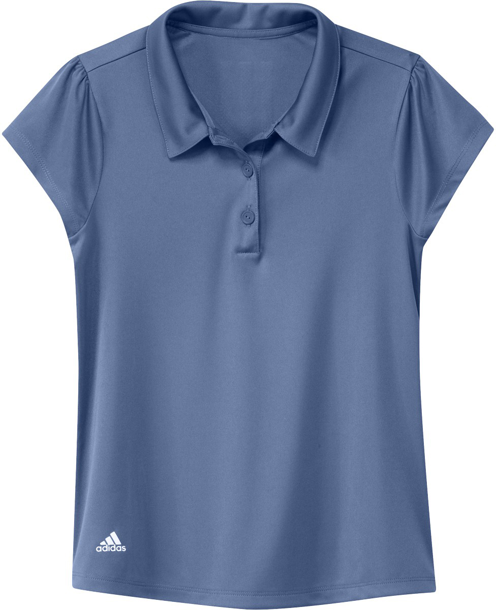 sangre crimen Fácil de comprender Adidas Girl's Performance Solid Junior Golf Shirts
