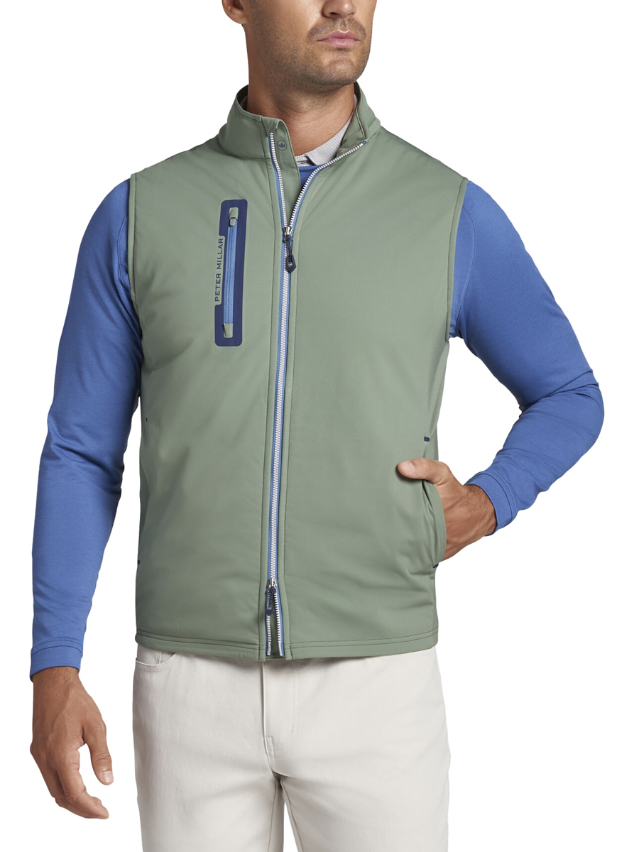 golf vest full zip