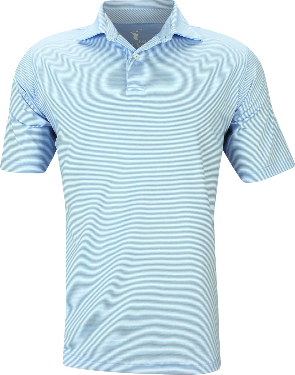 Fairway & Greene Mini Stripe Tech Jersey Golf Shirts