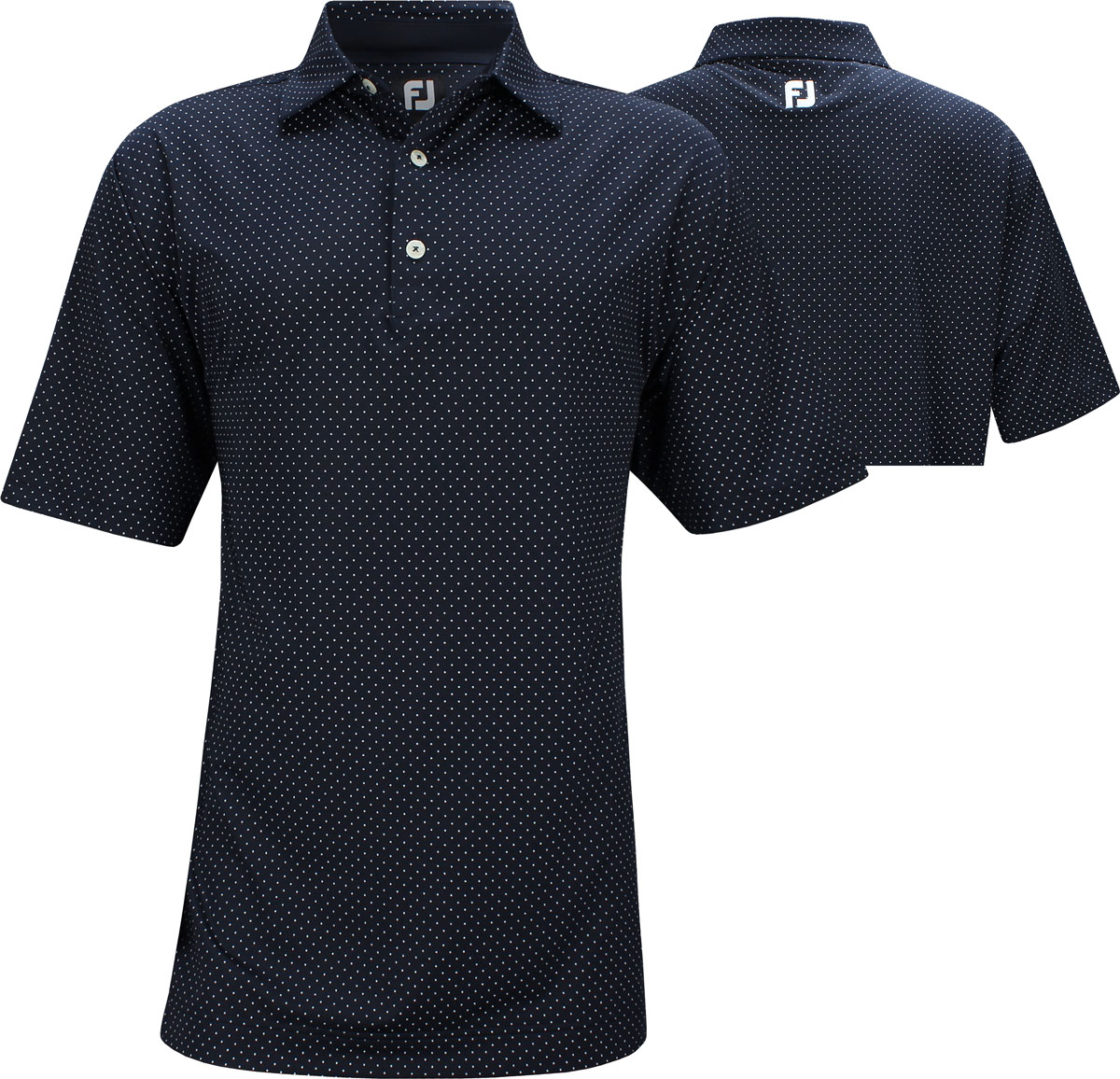 FootJoy ProDry Performance Stretch Lisle Dot Print Golf Shirts