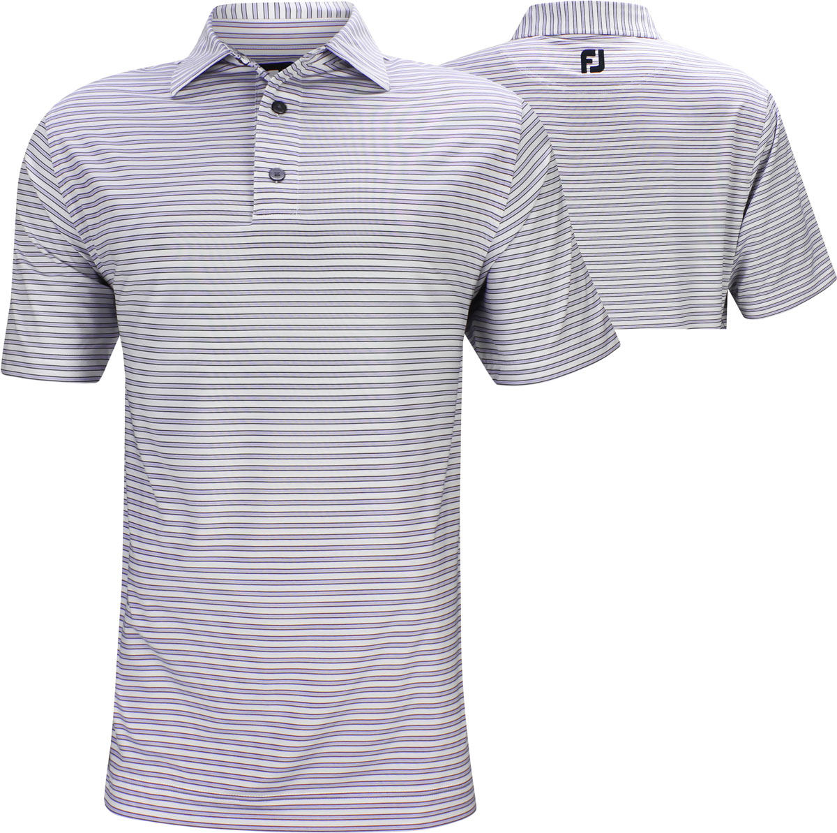 FootJoy ProDry Performance Stretch Lisle Pinstripe Golf Shirts