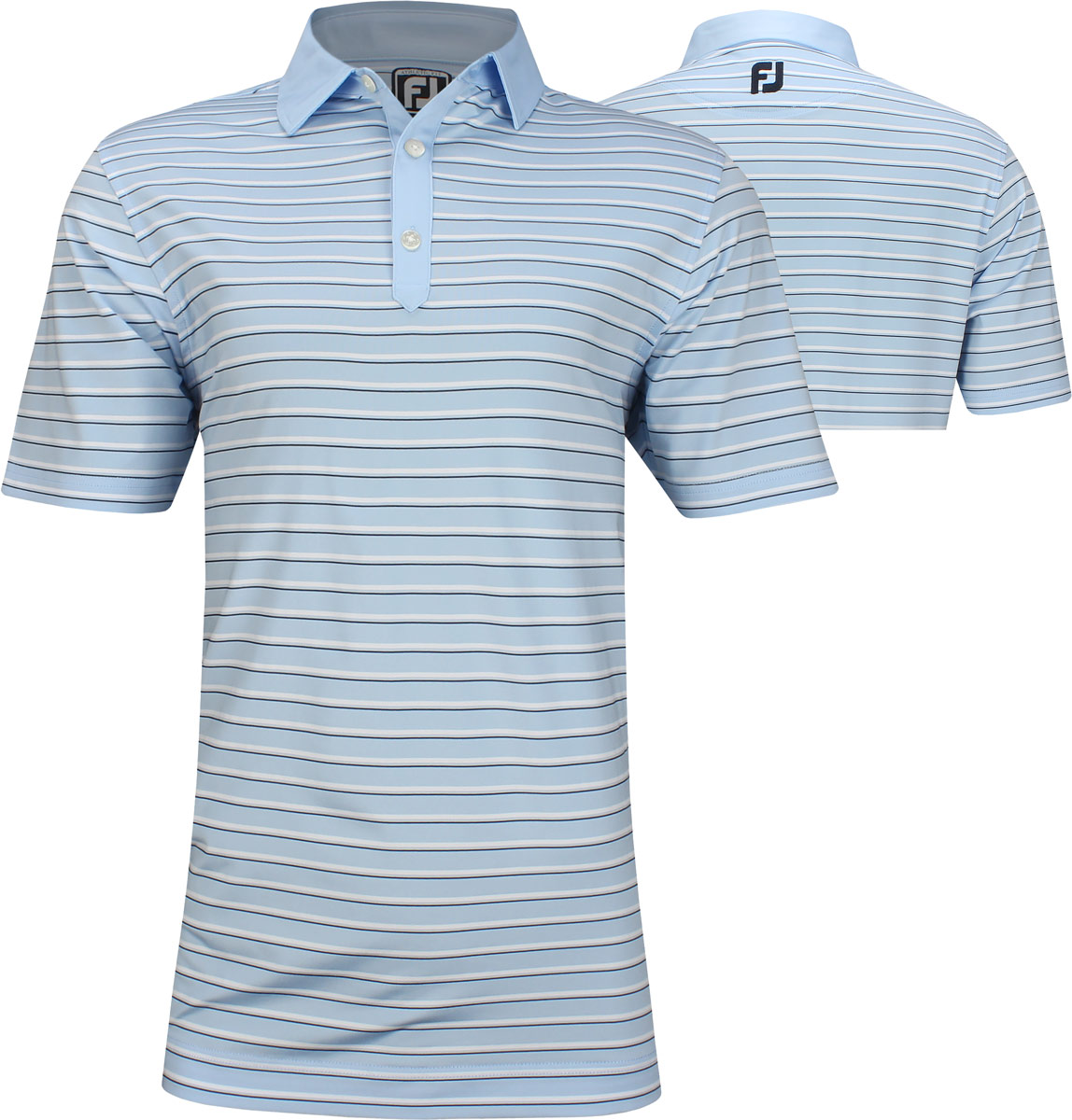 FootJoy ProDry Performance Lisle Multi-Stripe Golf Shirts