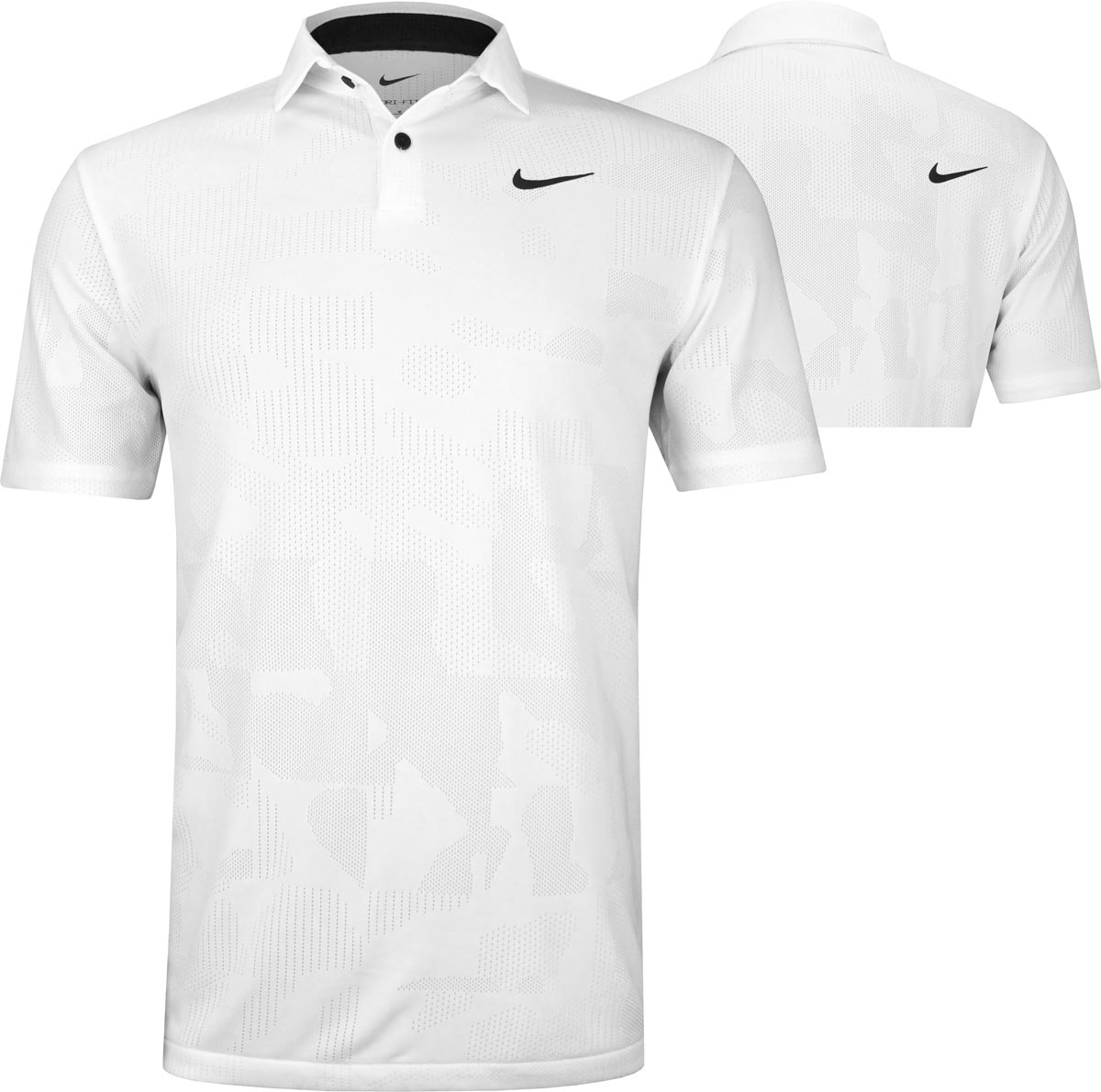 Nike Dri-FIT Tour Jacquard Golf Shirts in Oxygen purple (style DR5303-536)