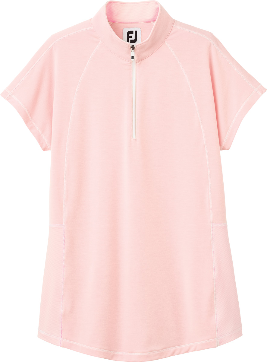 FootJoy Women's Peach Jersey Ministripe Zip Golf Shirts - Previous ...