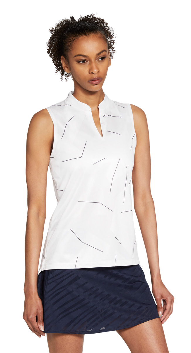 Selectiekader zijde Bediende Nike Women's Breathe Jacquard Print Sleeveless Golf Shirts