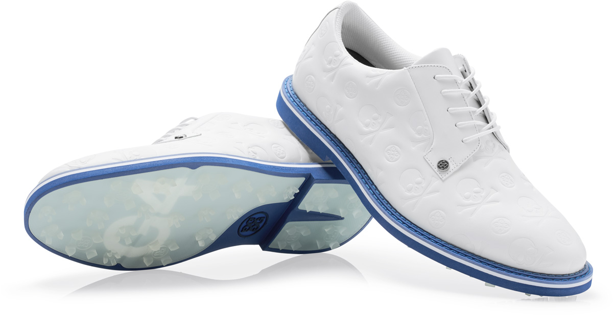 G/Fore Embossed Skull & T's Gallivanter Spikeless Golf Shoes